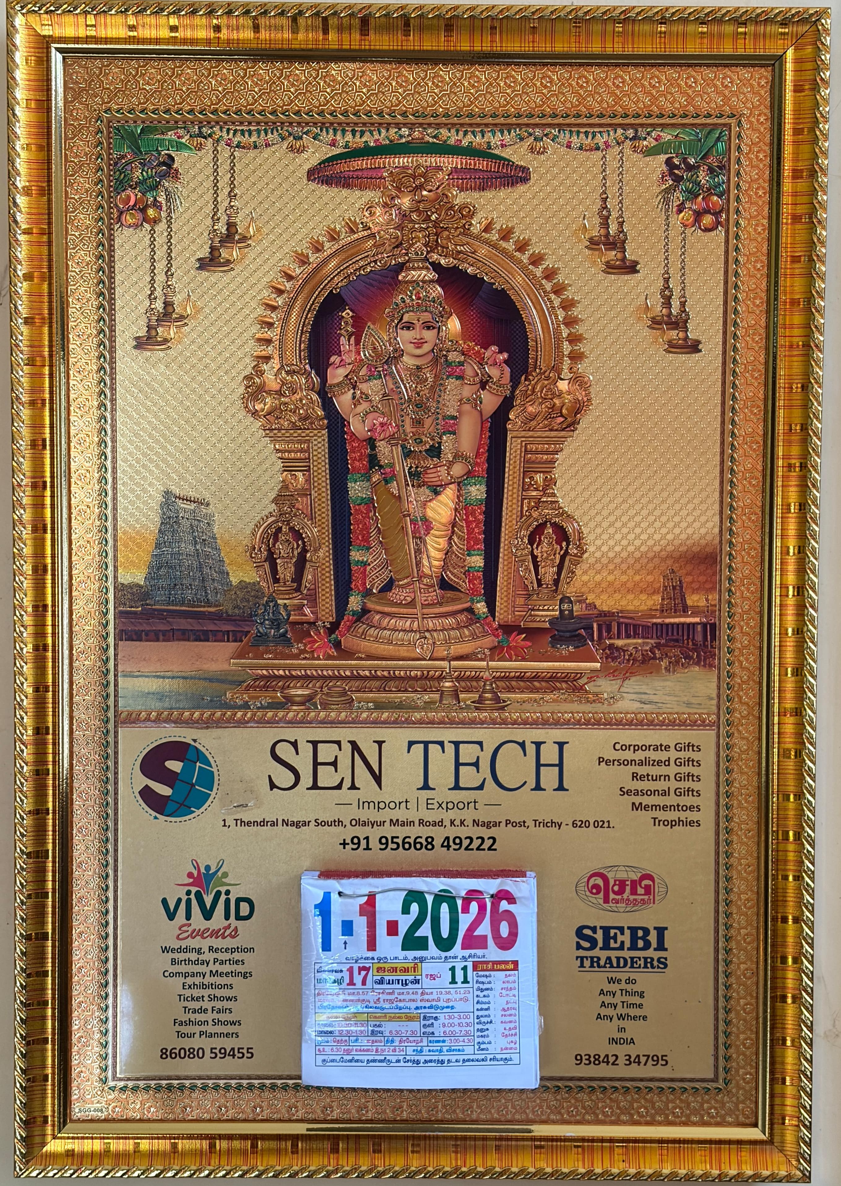 SEN TECH Premium Daily Calendar 2027 - Edition 01